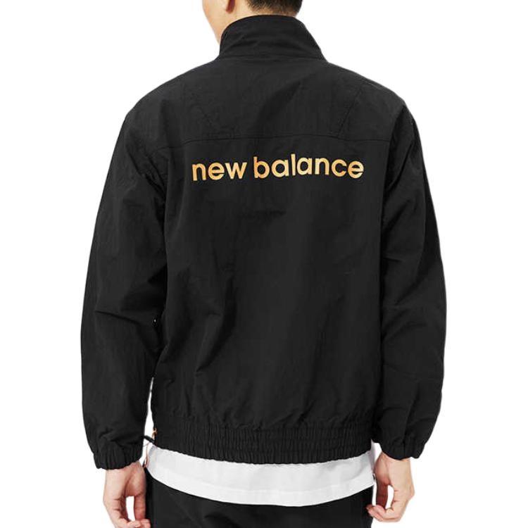 New Balance Повседневные куртки Мужские Черный Воротник-стойка Умеренный Другое AMJ13359-BK