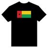 Футболка - PIXELFORMA - Drapeau de la Guinée-Bissau - 100% хлопок - Manches Courtes - Col classique