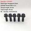 5PCS/20PCS Wheel Lug Bolt Nuts M12X1.5 M14X1.5 M14X1.25 for BMW E46 325 E90 E39 E60 E53 1-2-3-4-5-6-7-8 X1-X2-X3-X4-X5-X6 Z4