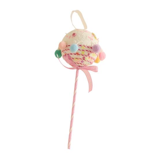 Seasonal Party Table Decorations Christmas Foam Ornament, Large Candy Cane Lollipop Gingerbread Gift Box Kids Safe Holiday Tree Hanging Decoration