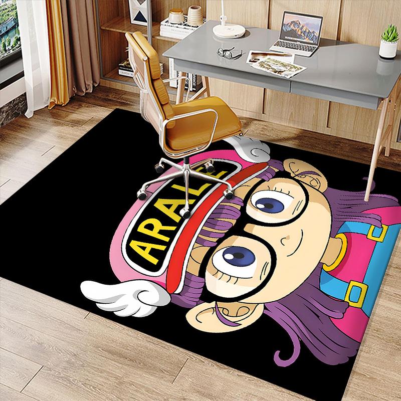 Arale Norimaki Printed Absorbent Washable Carpet, Non-Slip Bathroom Mats, Kitchen Rugs, Yoga Mat,Living Room Entrance, Camping Picnic Rugs