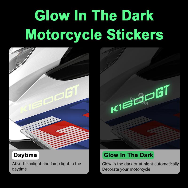 POSFIRA Motorcycle Glowing Stickers Vinyl Decals for BMW K1600GT K1600 K 1600 GT 2011-2025 2024 2023 2022 2021 2020 Accessories