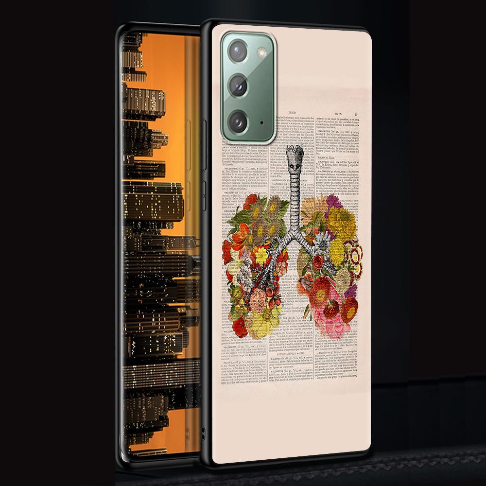 Медицинский чехол для органов мозга и почек с меридианом мозга для Samsung Galaxy Note 20 Ultra 10 9 8 M31 M30s M51 M31s M52 5G