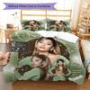 Ariana Grande Soul Bedding Quilt Set Quilt Cover Pillowcase Home Decoration Birthday Gift (1 * duvet cover + 2 * pillowcase, without core)