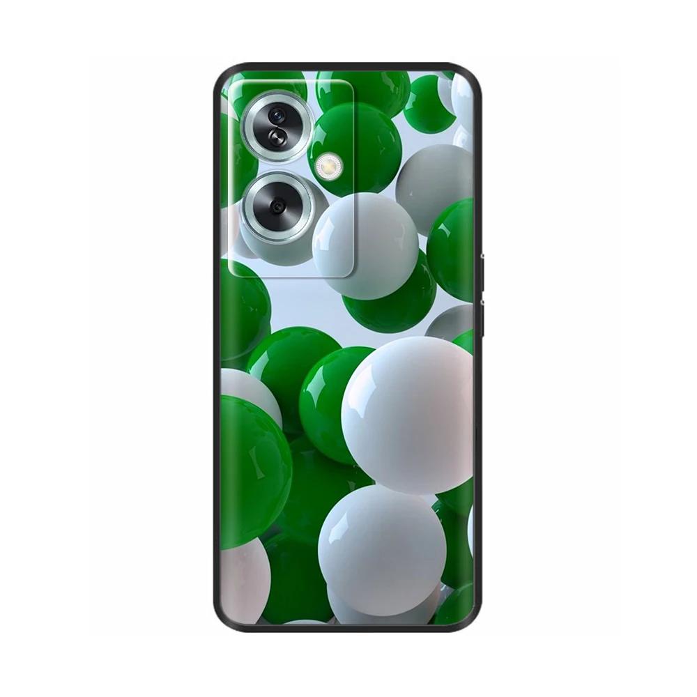 Крашеный чехол для Oppo A79 A78 Мягкий черный чехол для телефона для Oppo A79 A78 4G 5G OppoA79 CPH2553 Мягкий силиконовый защитный чехол-оболочка