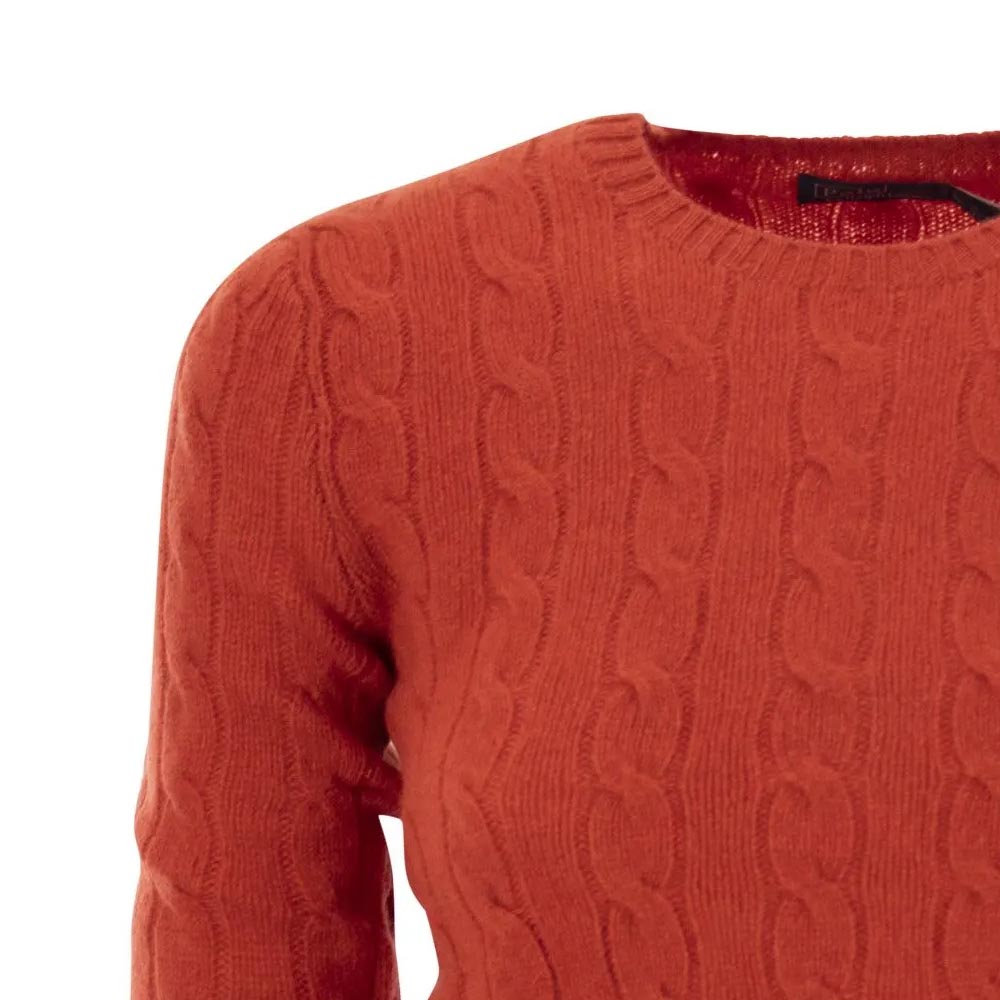 Женский свитер с круглым вырезом и вышитым логотипом Polo Ralph Lauren 211910421-007