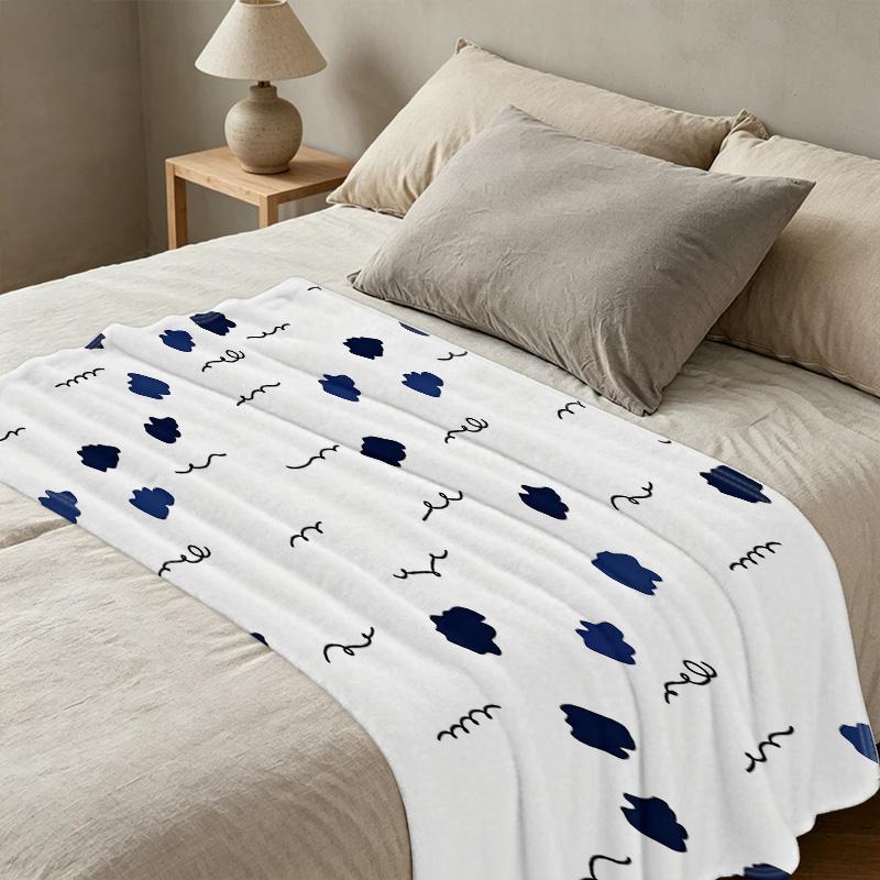 Flannel Fleece Blanket: Soft, Warm, Breathable Cozy Throw for Home & Dorm, Perfect for Christmas & Halloween
