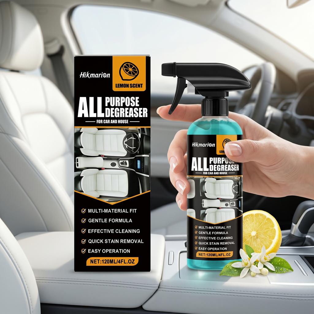 Car Interior Cleaner Eliminate Grease Clean Dirt Peculiar Smell Odor Refreshing Automotive Interior Seat Renovation Spray 120ml