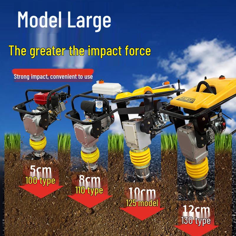 Электрический трамбовщик почвы TURBOSUN, штекер CN (адаптер в комплекте)