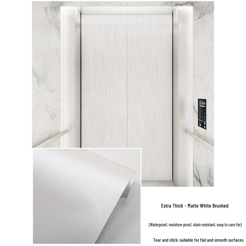 Самоклеящаяся наклейка из матового серебра для реновации и украшения бытовой техники