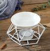 Gold Geometric Tealight Candle Holders Wedding Reception Decor for Table Centerpiece Metal Iron Wire Tea Light Oil burner Aroma