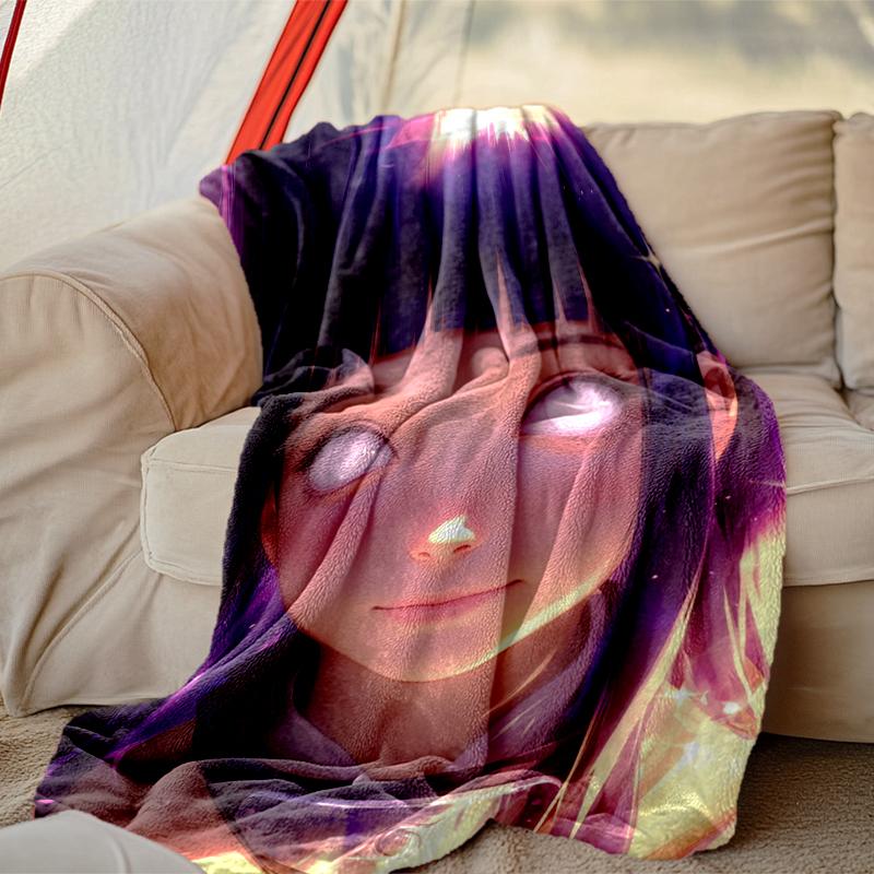 1pc Comfortable Home Print Throw Blanket, naruto Blanket For Bed and Sofa Use, Special Present For Family