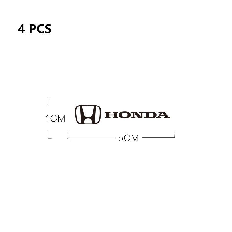 3D Metal Emblem Sticker Car Interior Decoration Decals Accessories For Honda Civic Accord City Fit Mugen Vezel CRV Pilot Odyssey ajv256