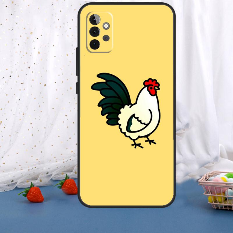 Chubby Chicken For Samsung Galaxy A54 A34 A14 A36 A56 A26 A16 A15 A55 A53 A33 A35 A22 A32 A52 A05 A06 Case