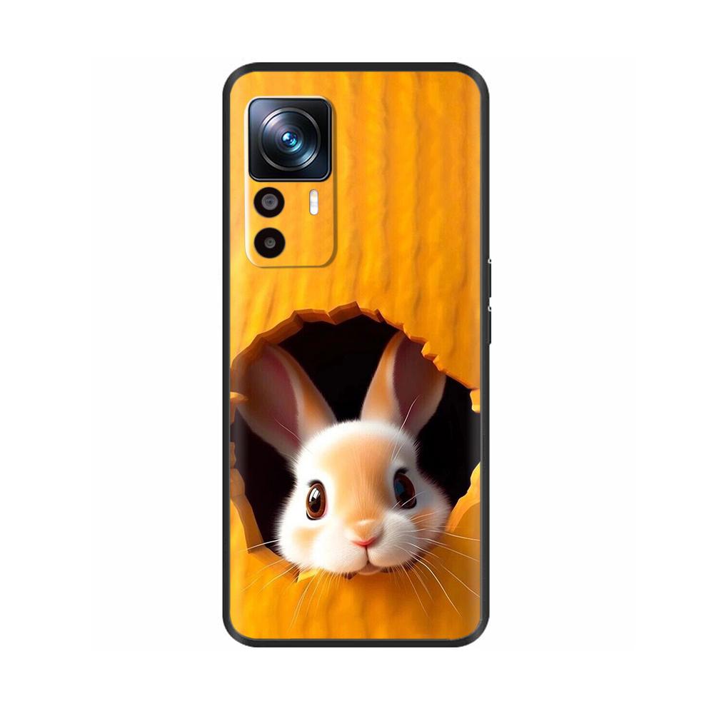 Матовая силиконовая прочная задняя крышка для Xiaomi Mi 12T Pro, мультяшный защитный чехол для телефона Xiaomi Mi12 12T Pro 12s Fundas