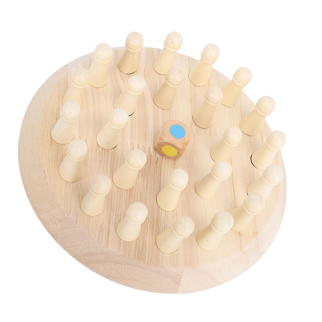 Color Matching Stick Chess Intelligence Development Wooden Memory Chess Game for Kids