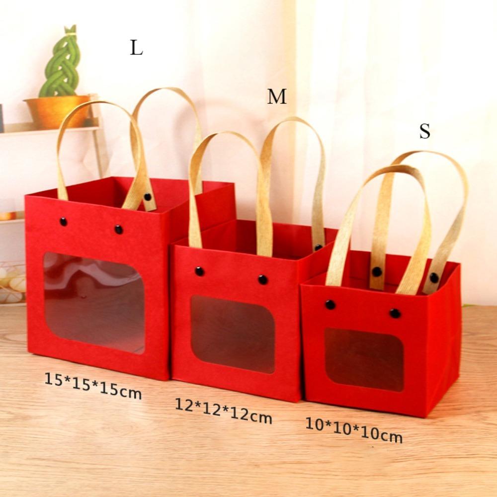 With Handle Gift Packaging Bag Paper Paper Bag High Quality Birthday Goodies Bag