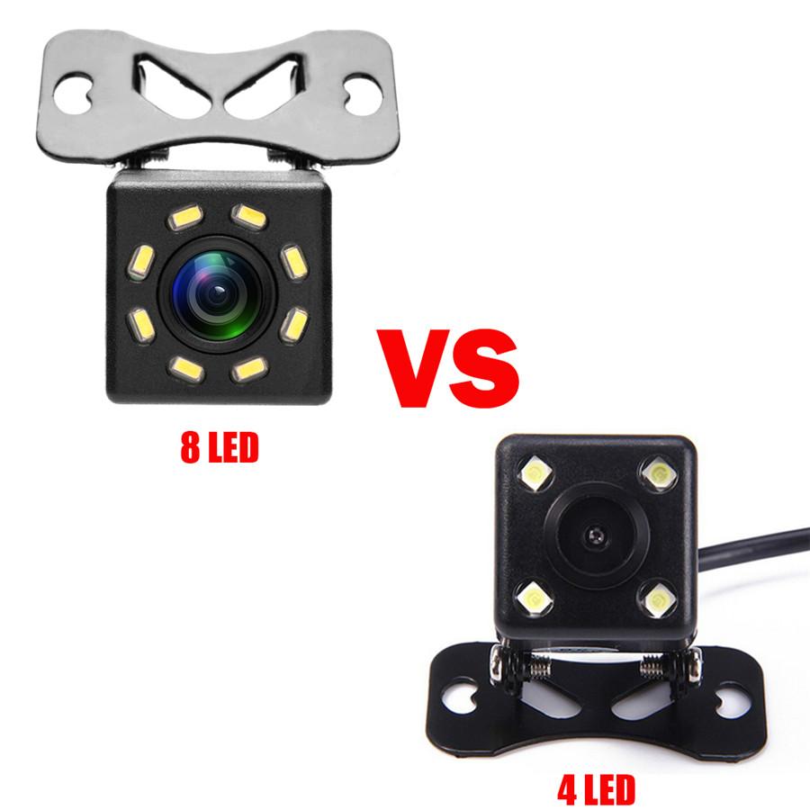 Камера заднего вида автомобиля Камера для парковки 8 светодиодов Ночное видение Водонепроницаемая 170 Wi