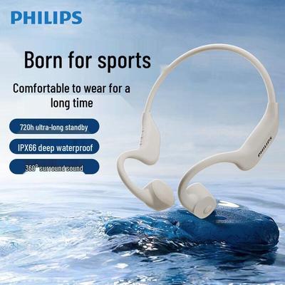 Спортивные Bluetooth-наушники Philips TAA6609C с костной проводимостью
