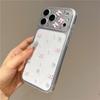 Ударопрочный розовый чехол для телефона с бантом для iPhone 12/14/15/16/17