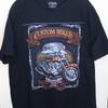 Vintage Custom Bikes T Shirt Black Cotton XL Vintage Washed Stretched Breathable Unisex Homme Comfortable Casual Fashion