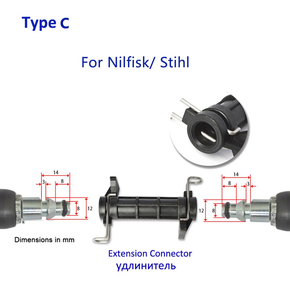 Соединитель-удлинитель шланга для Karcher K-Series Bosche AR Black Decker Patriot Dawoo Шланг для очистки воды для мойки высокого давления