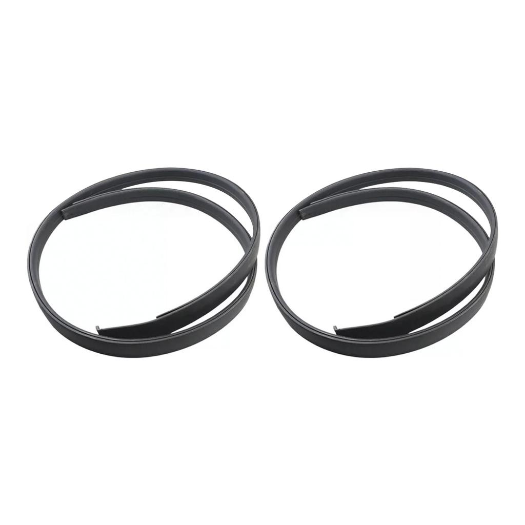 2PCS Roof Drip Molding Trim Rubber For Toyota Tundra DOUBLE CAB 2007-2020