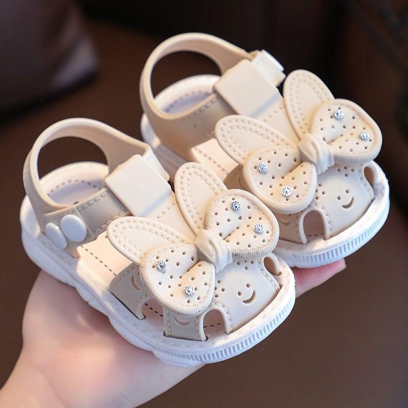 Princess Girls Summer Sandals With Pvc Material And Nonslip Sole For Toddler Kids