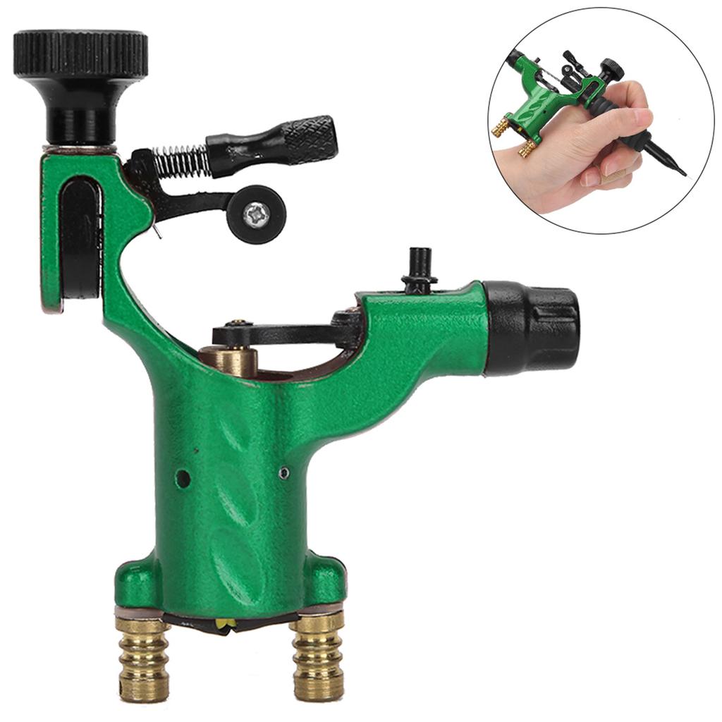 Роторная тату-машинка Профессиональная электрическая тату-машинка-шейдер-лайнер для татуировщикаЗеленая