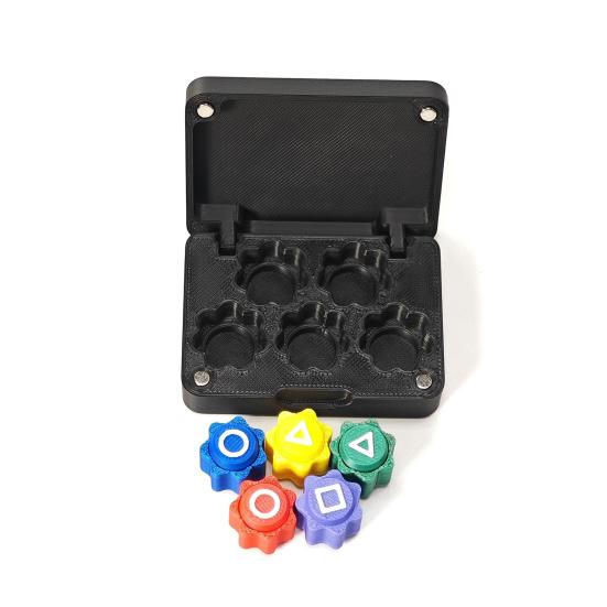 1/2 набора корейской традиционной игры по ловле камней с ящиком для хранения, тренировка координации рук и глаз, игра-домкрат, для детей и взрослых, 3D-печать, ловля камешков