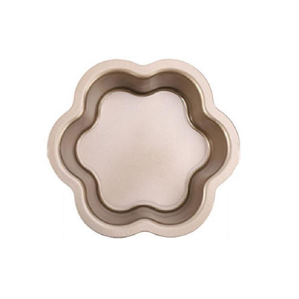Anti-rust Floral Shape Cake Pan 6/8inch Sponge Cake Mold Non-stick Baking Pan Household