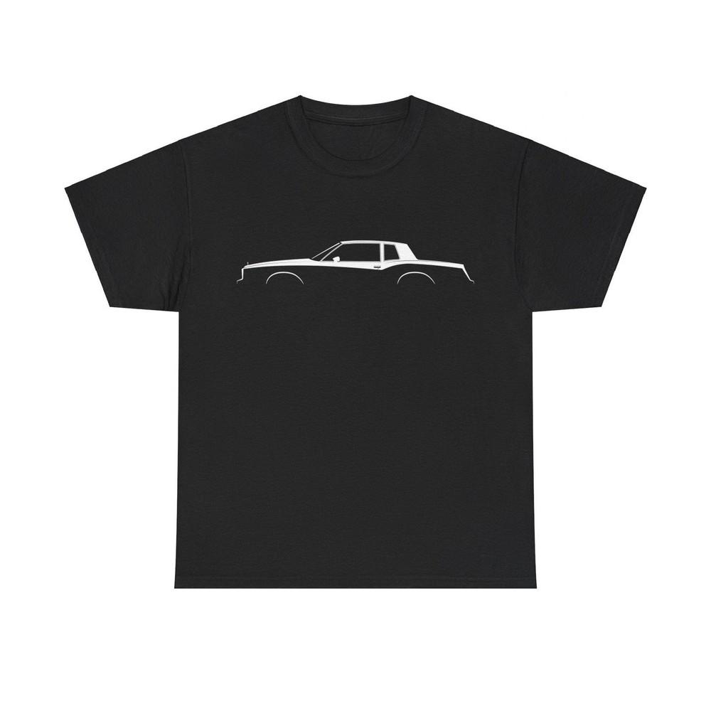 Футболка с изображением Chevrolet Monte Carlo Sport Coupe 1984 Silhouette Car
