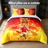 Дизайн Cristiano Ronaldo Комплект постельного белья 1 пододеяльник + 2 наволочки Мягкое дышащее домашнее постельное белье