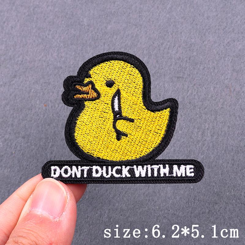 Cartoon Animal Patch Iron On Patches For Clothing Thermoadhesive Patches On Clothes Hip Hop Embroidery Patch For Clothes Badges