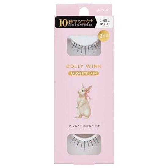 Салонные ресницы Dolly Wink Нет. 18 Kyurun Marume na Usagi 2 пары