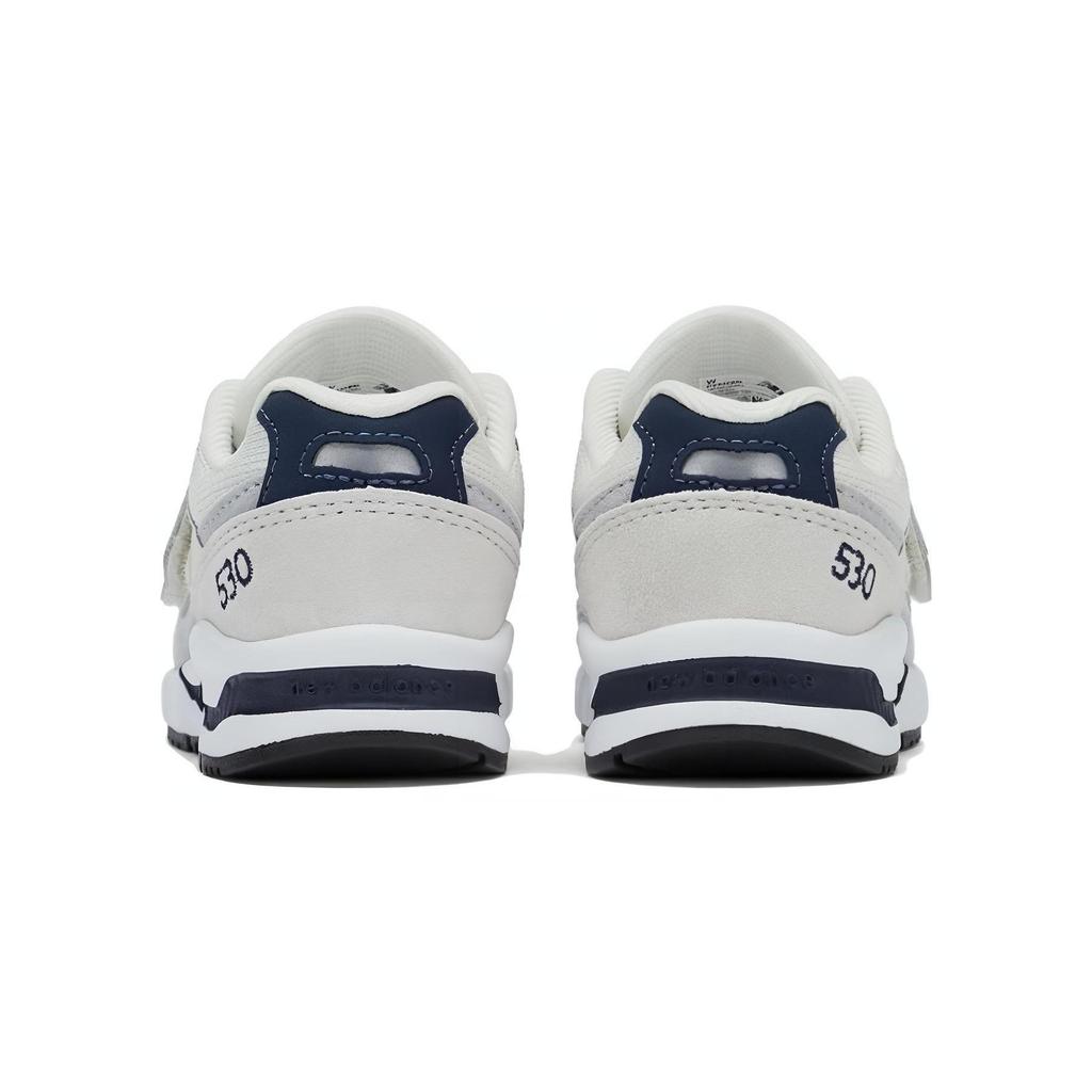 New Balance NB 530 Удобные низкие детские кроссовки Бело-серые для младенцев и малышей KV530SRI