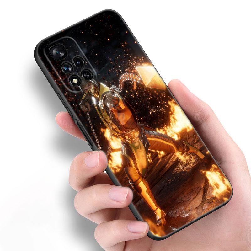 Mortal Kombat Game черный силиконовый чехол для телефона Xiaomi POCO X3 X4 NFC F5 M3 M4 M6 X5 X6 Pro F3 F4 GT 5G C55 C65 M5