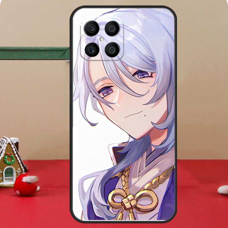 Чехол Genshin Impact Kamisato Ayato для Honor Magic 8 7 6 Pro Honor 200 400 70 90 Lite X8c X8b X9a X9b X9c X9d Win RT Чехол