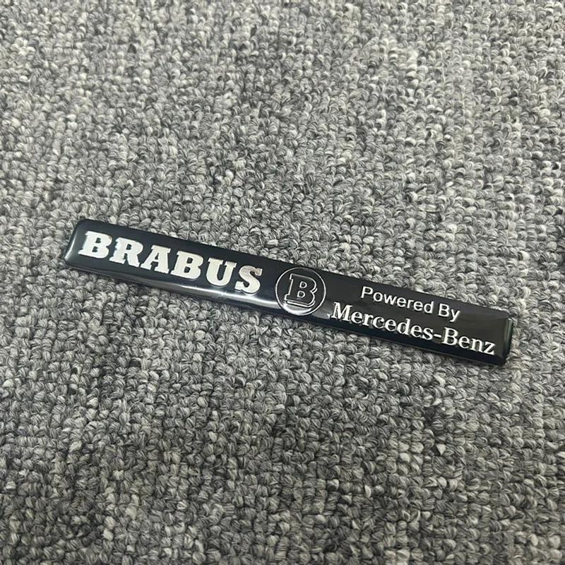 Aluminum Car Badge Sticker Accessories For Mercedes Benz AMG Brabus Maybach Smart W204 GLC CLA GLK W205 W203 W206 W108 W124 W126 CJKLM1