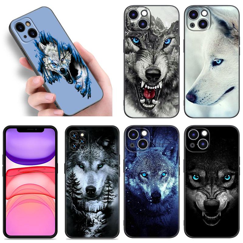 The Wolf Fierce Phone Case For iPhone Samsung Galaxy Redmi Xiaomi Oppo OnePlus Note S A 7 8 9 10 11 12 13 14 20 21 22 23 53 54 Pro Max Plus Ultra