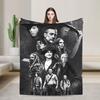 Walking Deads   Flannel Blanket Winter  Soft Throw Blanket for Kids Adult Couch Bed Print Bedspread Sofa Bed Cover
