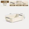 Thickened sundries storage basket Plastic desktop storage box Kitchen cabinet Snack toy sorting basket Storage basket