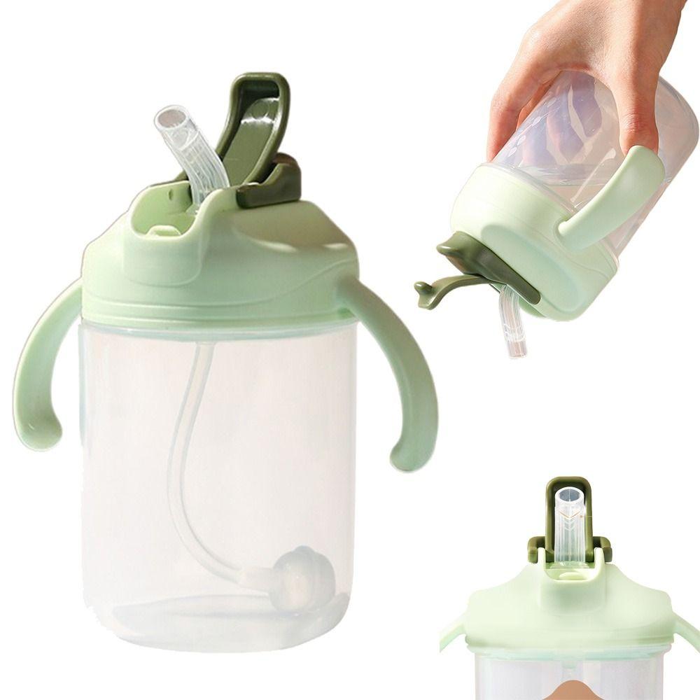 Leak-proof Baby Straw Drinking Cup Portable Learning Water Container Toddler Water Bottle Newborn