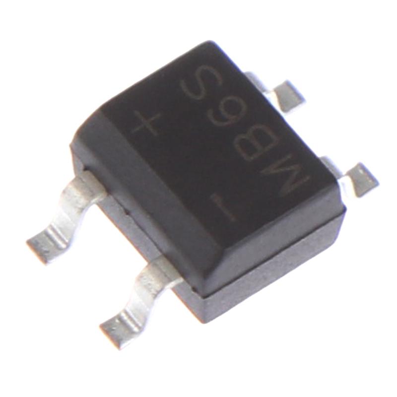 50 шт. Mb6S 600 В 0,5 А Sop-4 выпрямительный диодный мост патч мостовой стек ультратонкий