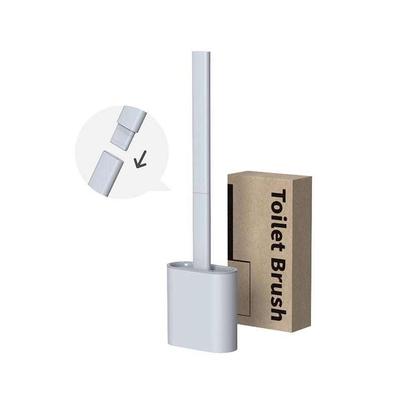 Мягкая силиконовая головка из TPR, щетка для унитаза с держателем, черная настенная съемная ручка, очиститель для ванной комнаты, прочные аксессуары для туалета