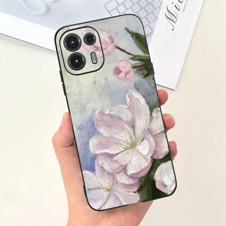 Чехол для Moto Edge 20 Lite XT2139-1 Funda Модный Расписной Черный Мягкий Силиконовый Защитный Чехол Для Motorola Edge 20 Fusion Coque