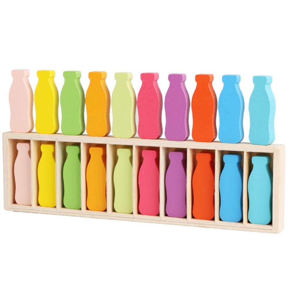 Beverage Theme Memory Match Game Creative Montessori Color Sorting Toys Boys Girls