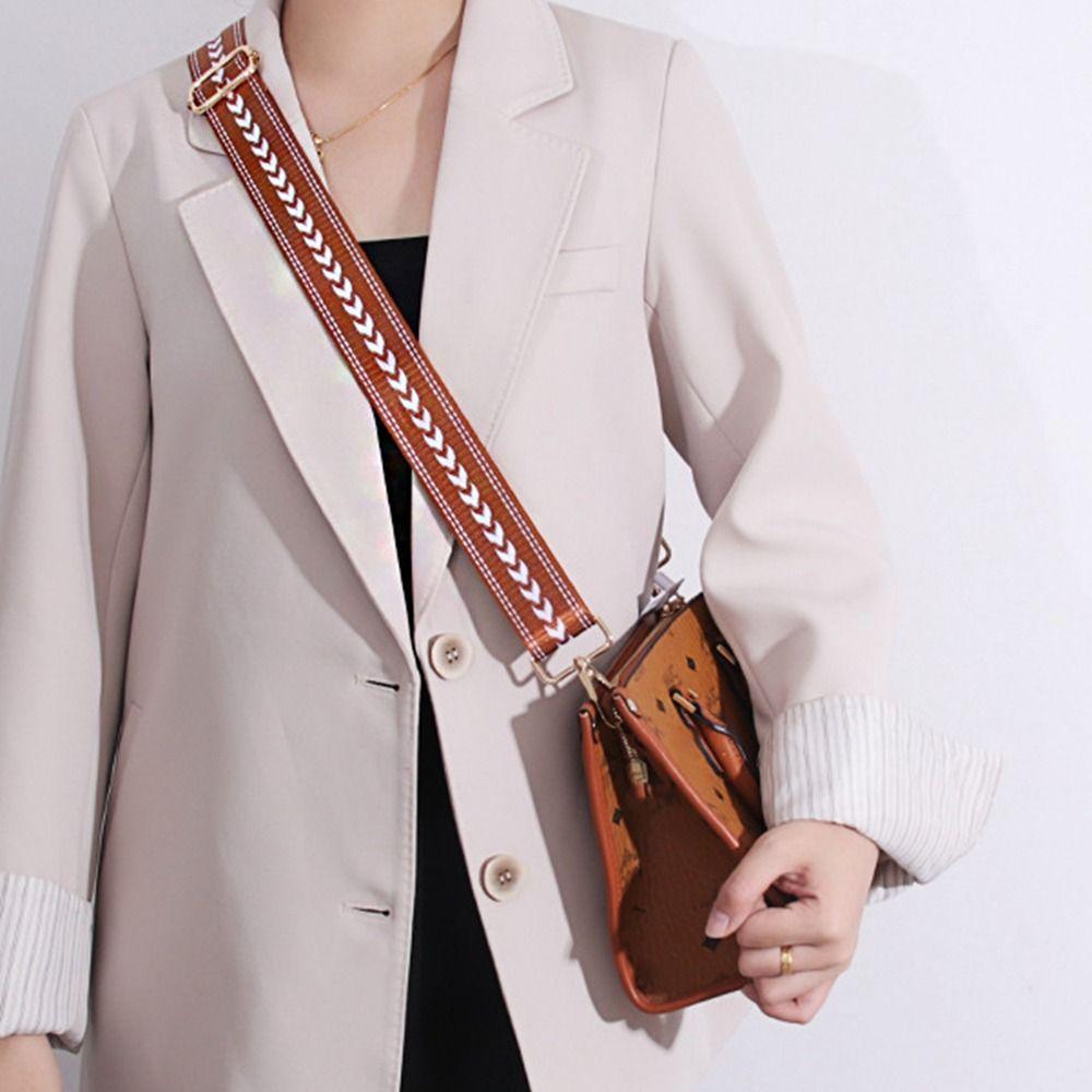 Модный широкий сменный ремень, однотонные сумки, аксессуары, подходят для сумок на одно плечо