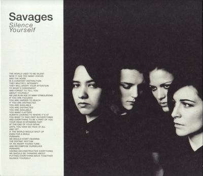 CD SAVAGES Silence Yourself OLE10362 Matador 2013 US Rock Б/у