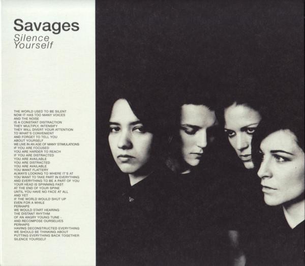 CD SAVAGES Silence Yourself OLE10362 Matador 2013 US Rock Б/у